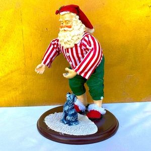 Vintage Santa Claus Figurine,1995 Classic Collectible BedTime Santa
